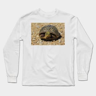 A Kansas Box Shell Male Turtle close up Long Sleeve T-Shirt